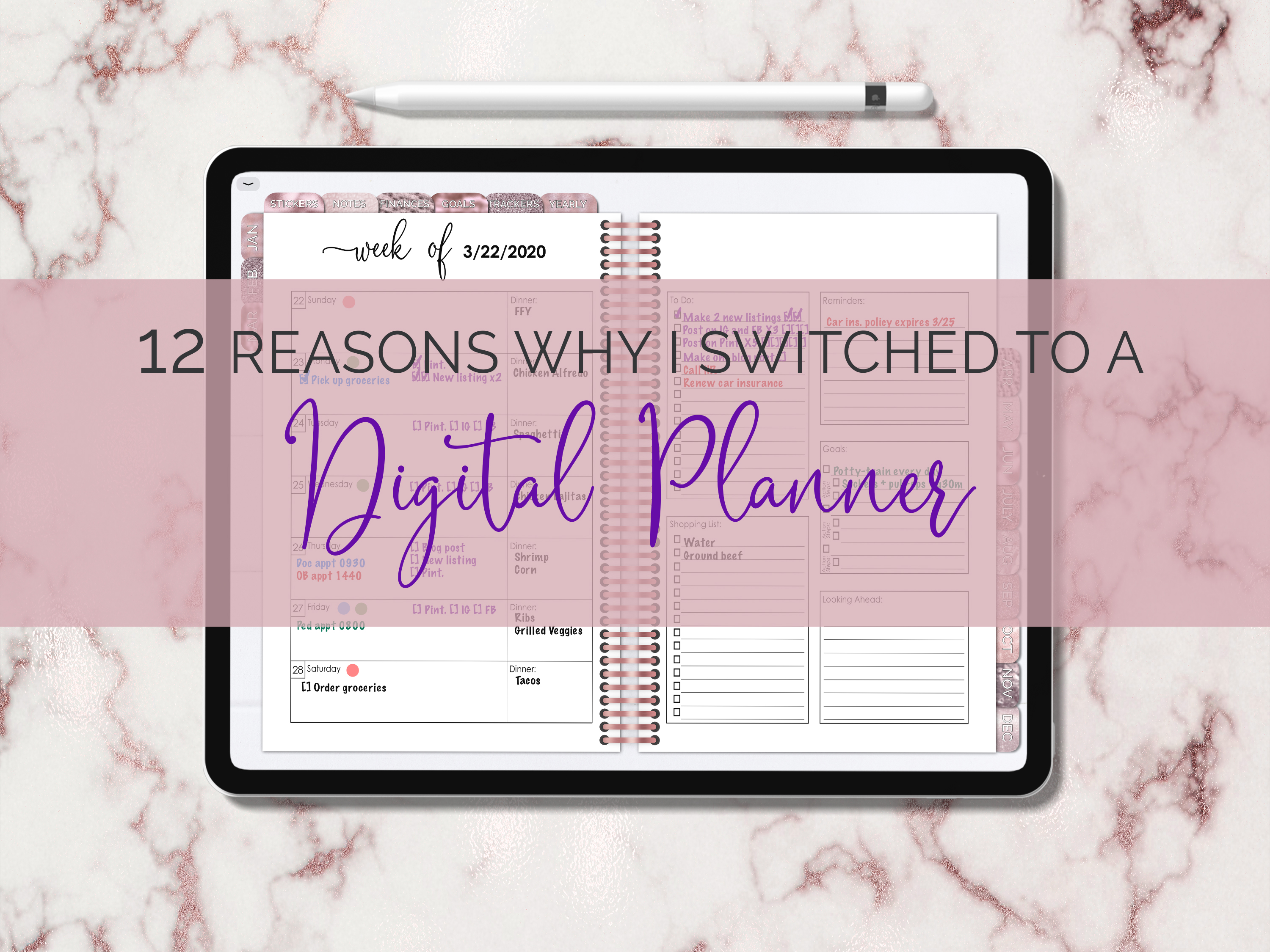 12 Reasons Why I Switched To A Digital Planner